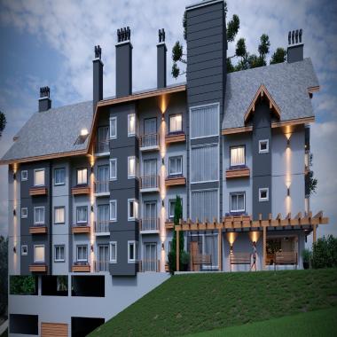 APARTAMENTOS NO RESIDENCIAL AURORA / localizado em Gramado, com 51m² à 92m² privativos