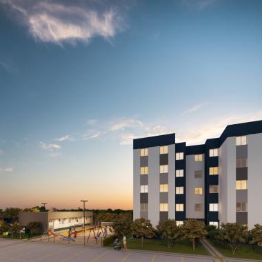 APARTAMENTOS NO RESIDENCIAL HANOVER EM NOVO HAMBURGO / com 42m²