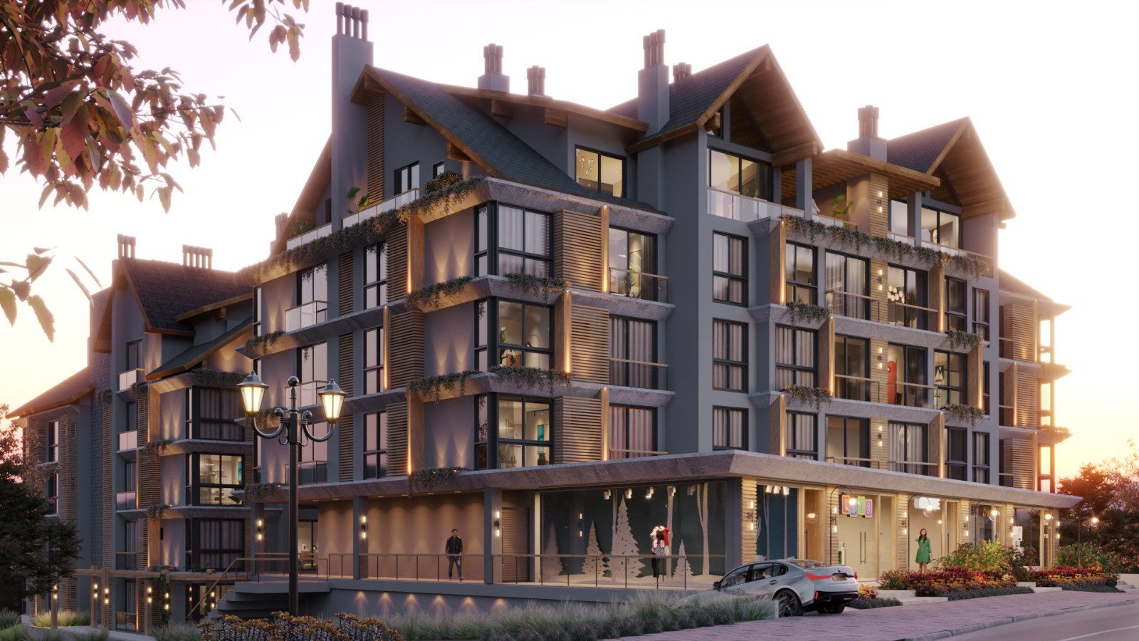 APARTAMENTOS NO BLEND RESIDENCIAL / de 62m² a 128m² privativos, localizado em Canela