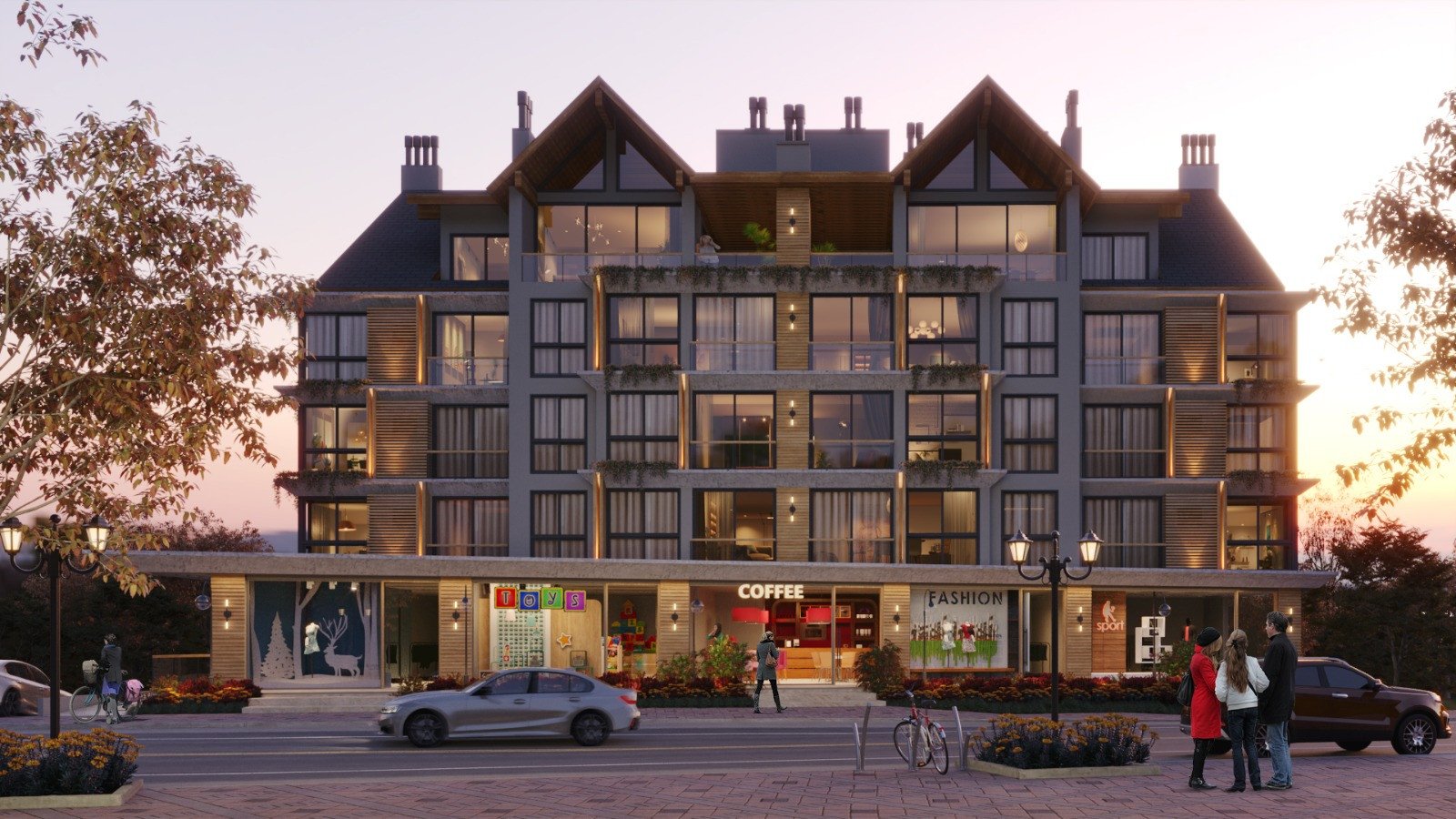 APARTAMENTOS NO BLEND RESIDENCIAL / de 62m² a 128m² privativos, localizado em Canela